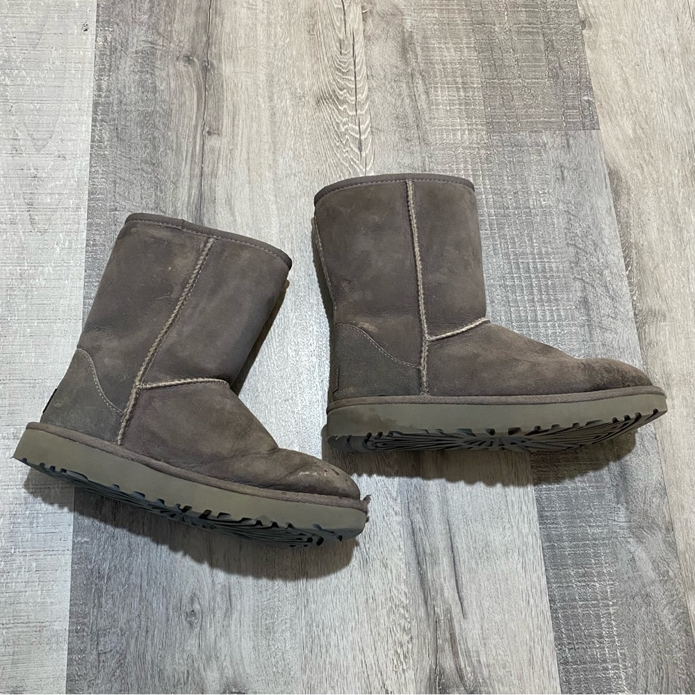 UGG Australia Grey Winter Boots Mid Calf